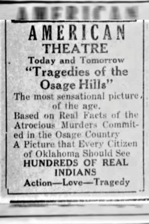 Постер: Tragedies of the Osage Hills