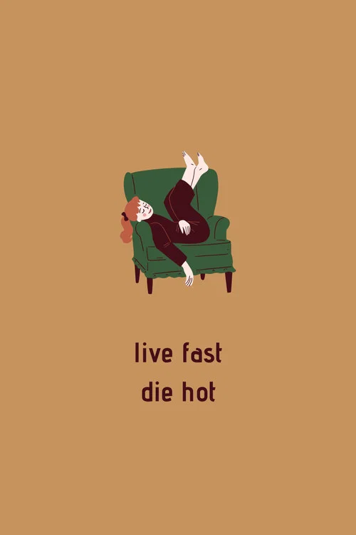 Постер: Live Fast Die Hot