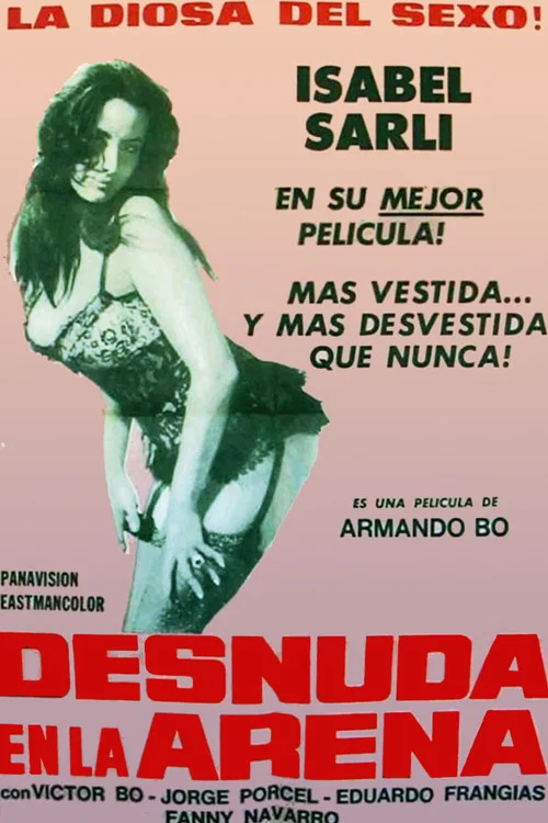 Постер: Desnuda en la arena