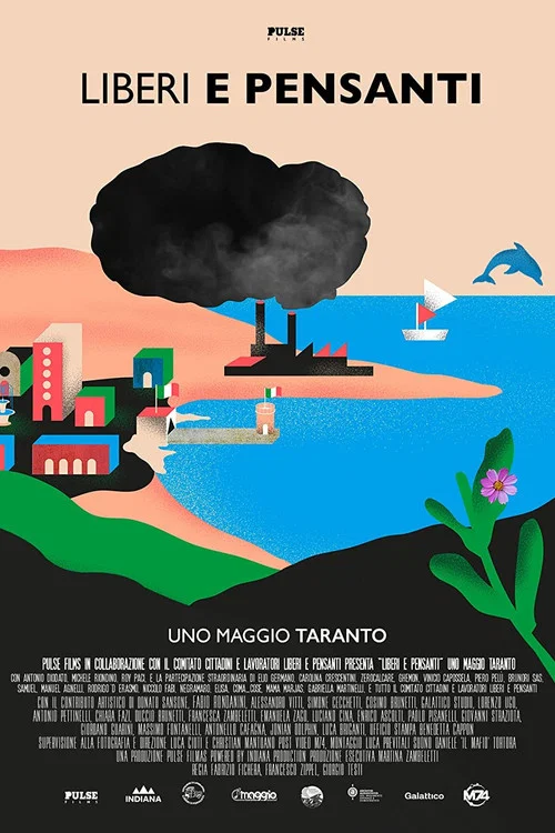 Постер: Liberi e pensanti. Uno maggio Taranto