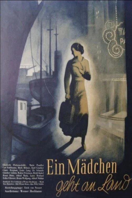 Постер: Ein Mädchen geht an Land