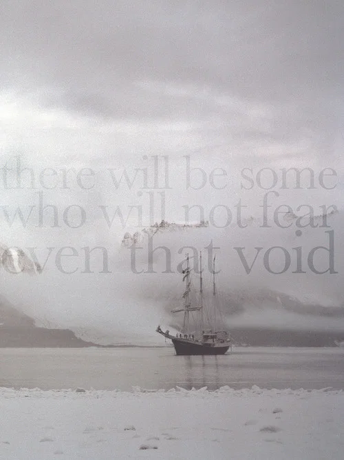 Постер: There Will Be Some Who Will Not Fear Even That Void