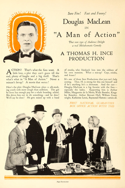 Постер: A Man of Action