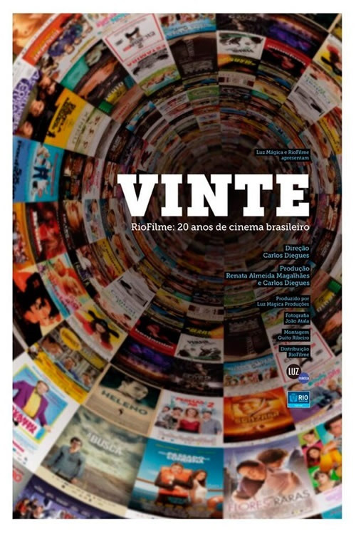 Постер: VINTE - RioFilme, 20 anos de cinema brasileiro