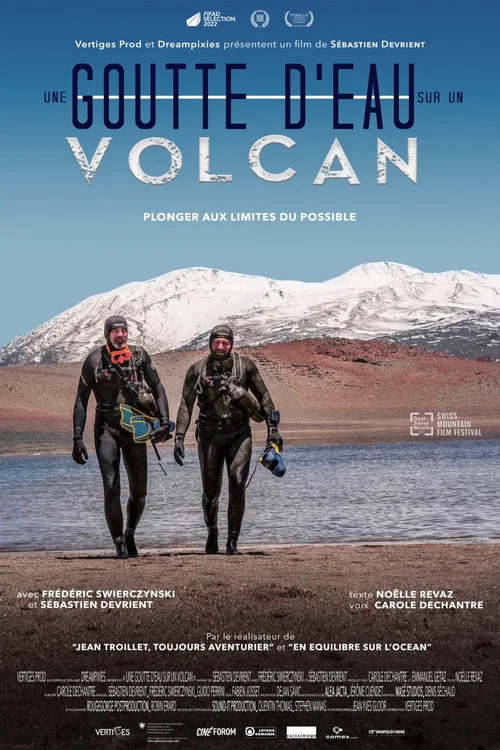 Постер: Une goutte d'eau sur un volcan