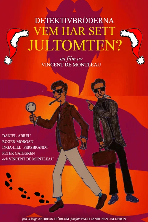 Постер: Detektivbröderna - Vem har sett Jultomten?