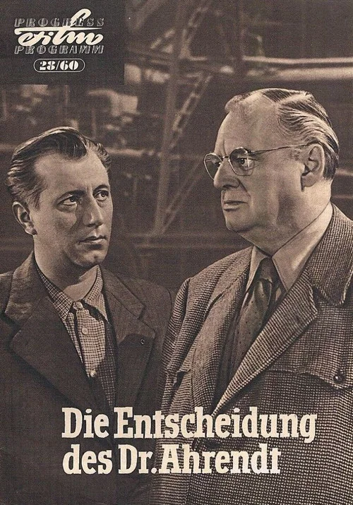 Постер: Die Entscheidung des Dr. Ahrendt