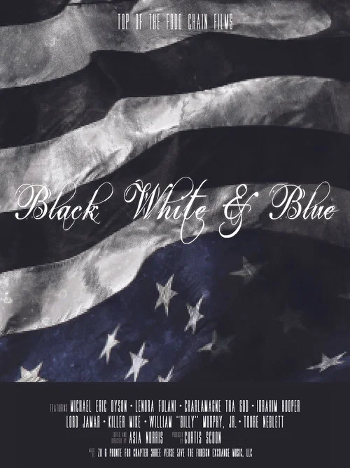 Постер: Black White & Blue