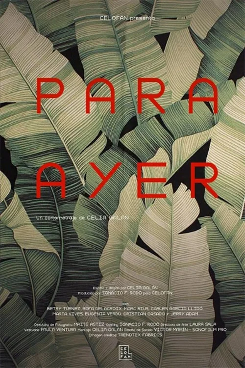 Постер: Para ayer