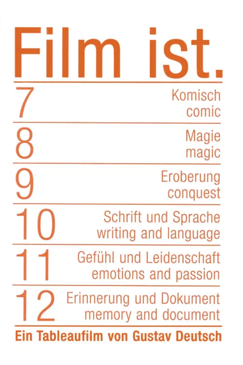 Постер: Film ist. 7-12