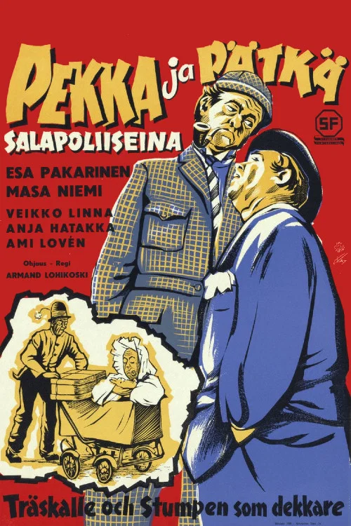 Постер: Pekka ja Pätkä salapoliiseina