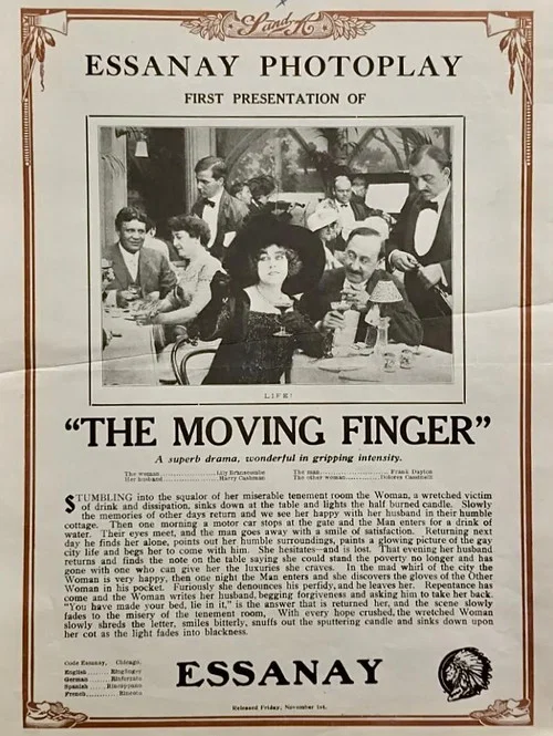 Постер: The Moving Finger
