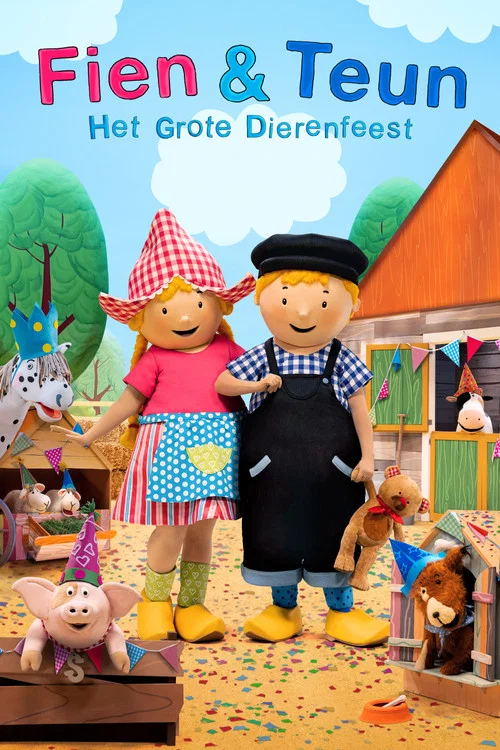 Постер: Fien & Teun - Het grote dierenfeest