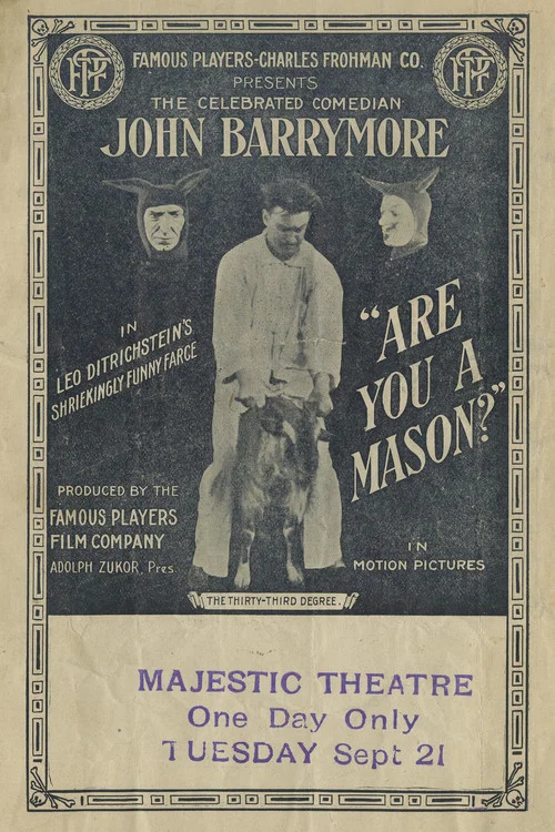 Постер: Are You a Mason?