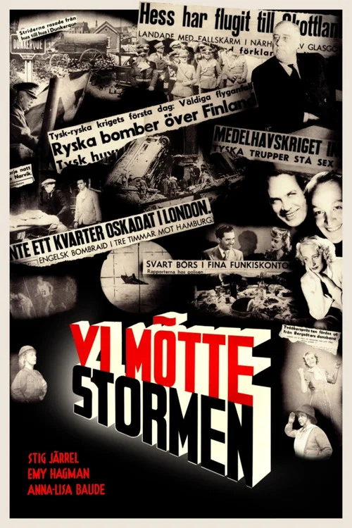 Постер: Vi mötte stormen