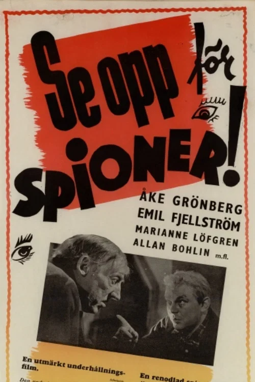 Постер: Se opp för spioner!