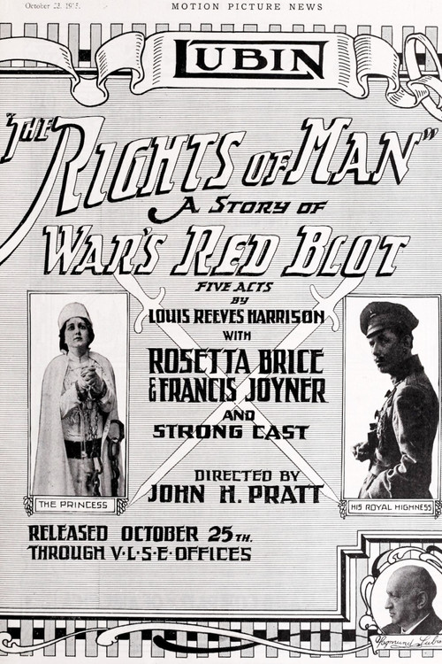 Постер: The Rights of Man: A Story of War's Red Blotch