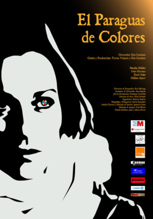 Постер: El paraguas de colores