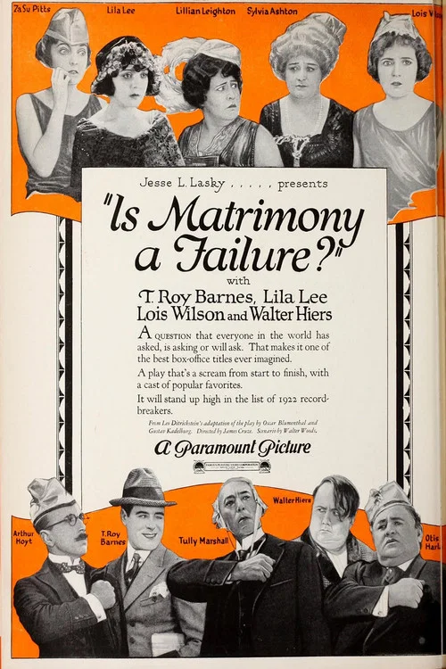 Постер: Is Matrimony a Failure?