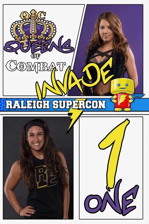 Постер: Queens of Combat Invade Supercon Night 1