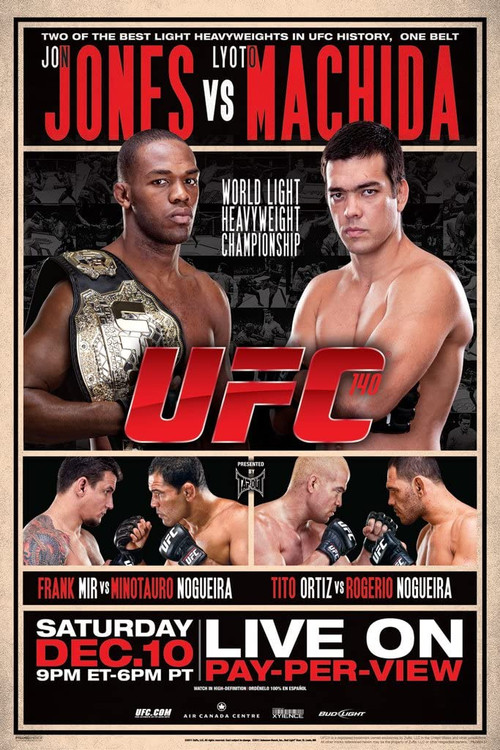 Постер: UFC 140: Jones vs. Machida