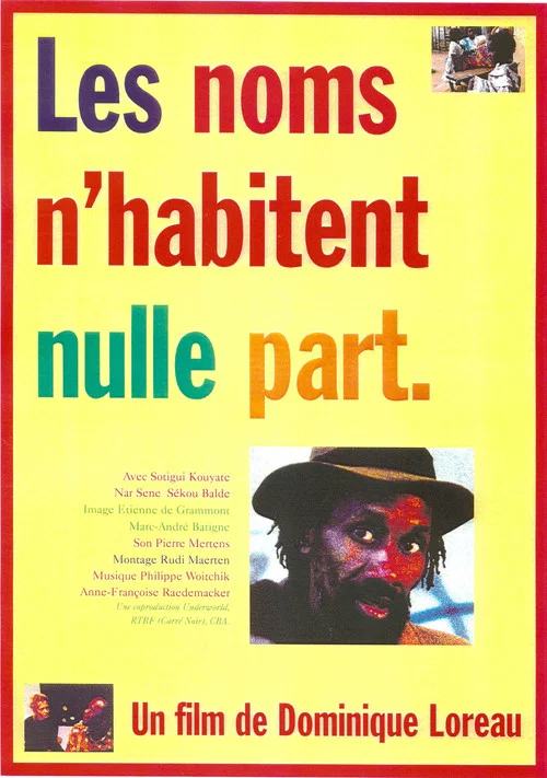 Постер: Les noms n'habitent nulle part