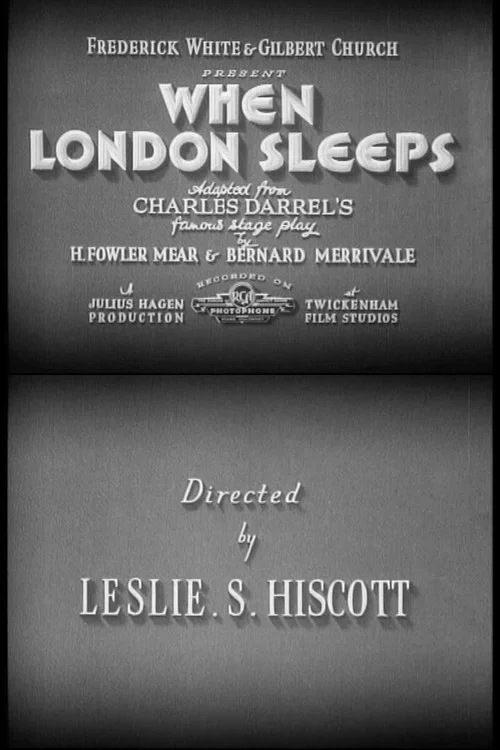 Постер: When London Sleeps