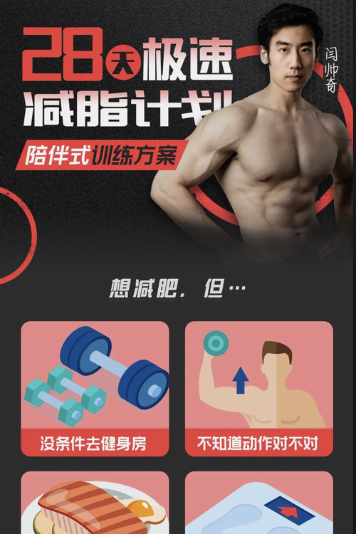 Постер: 闫帅奇:28天极速减脂计划