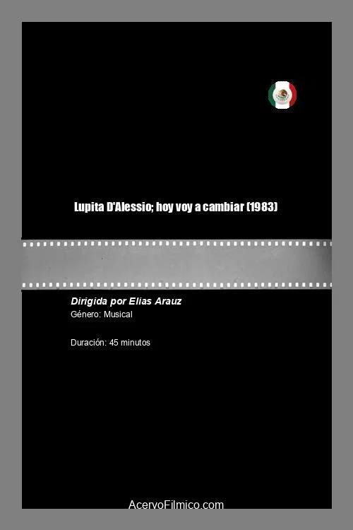 Постер: Lupita D'Alessio; hoy voy a cambiar