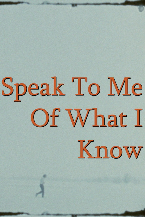 Постер: Speak to Me