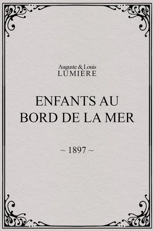 Постер: Enfants au bord de la mer