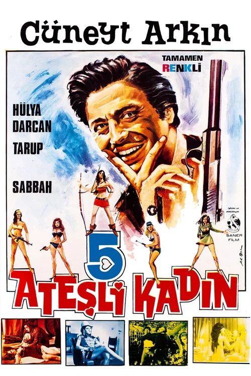 Постер: Bes Atesli Kadin