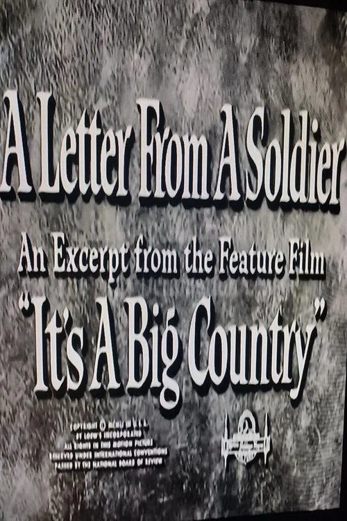Постер: A Letter from a Soldier