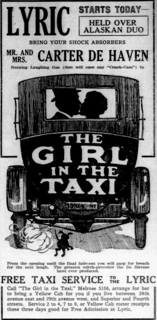 Постер: The Girl in the Taxi