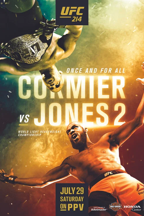 Постер: UFC 214: Cormier vs. Jones 2
