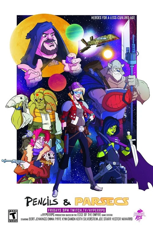 Постер: Pencils and Parsecs