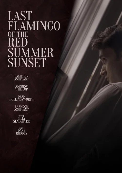 Постер: Last Flamingo of the Red Summer Sunset